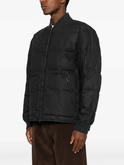 Filson Logo-patch Jacket In Blue
