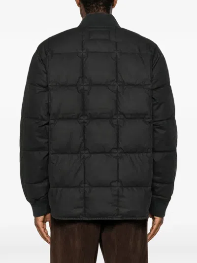 Filson Logo-patch Jacket In Blue