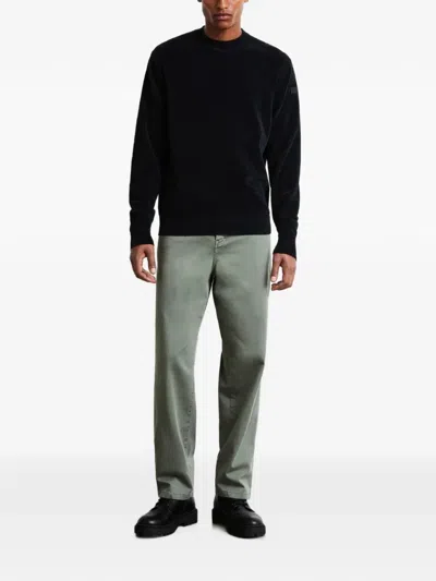 Rrd Chenille-texture Sweater In Black