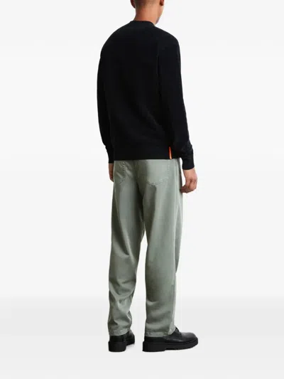 Rrd Chenille-texture Sweater In Black