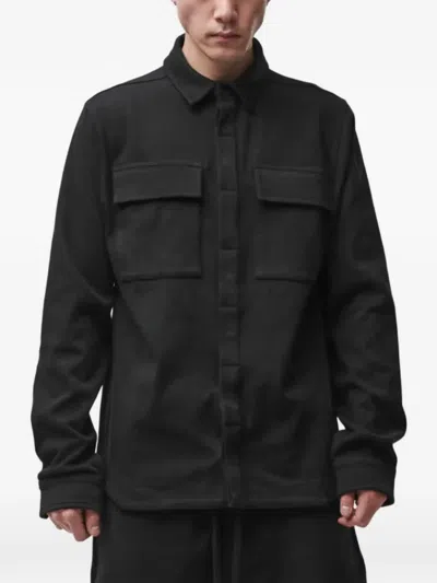 Thom Krom Flap-pocket Shirt In Black