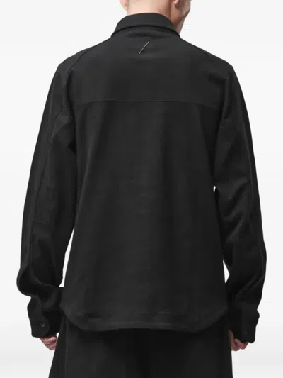 Thom Krom Flap-pocket Shirt In Black