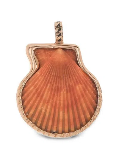 Dezso Clam Shell Pendant In Multi