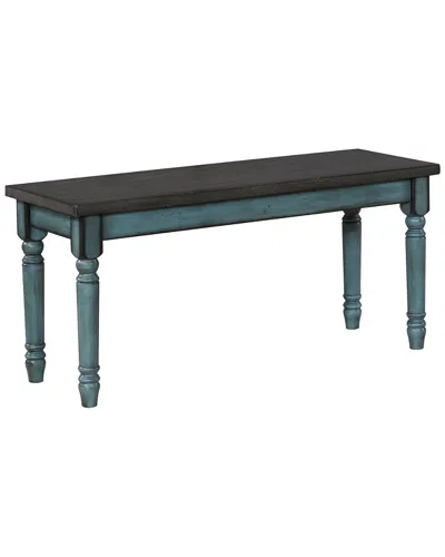 Powell Willow Bench In Blue