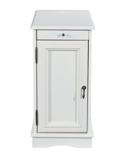 Powell Vance White Accent Table In White