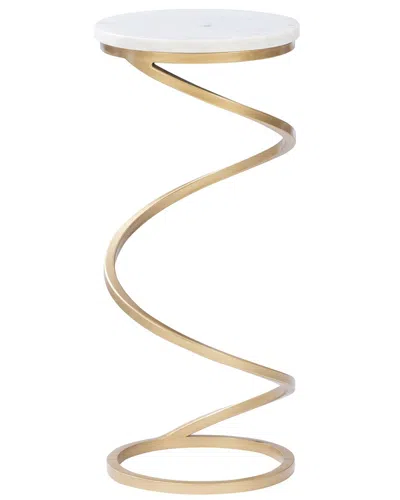 Powell Folding Drink Table In Gold