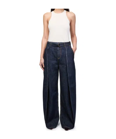 Loewe Belt Loop Jeans In Blue