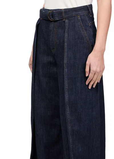 Loewe Belt Loop Jeans In Blue