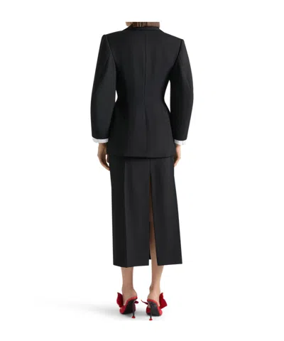 Givenchy Single-breasted Jacket In Black