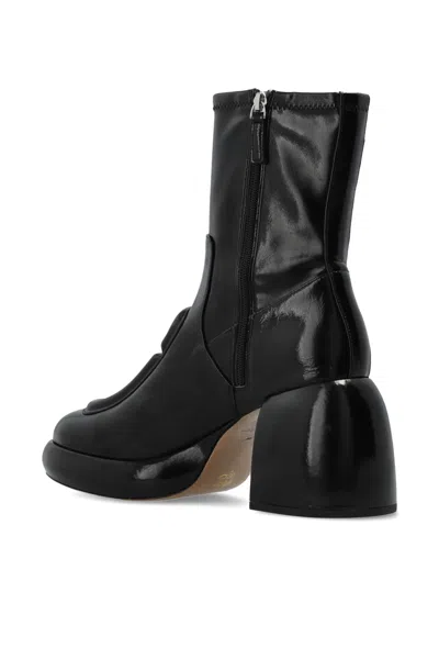 Marc Jacobs The Pop J Marc Ankle Boots In Black