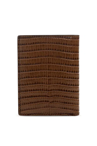 Tom Ford Foldable Wallet In Brown