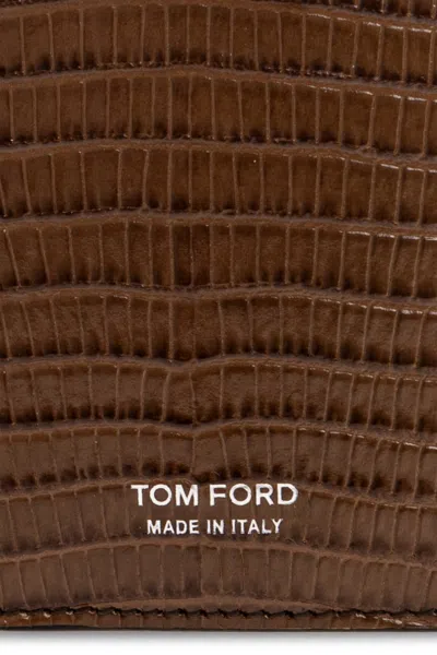 Tom Ford Foldable Wallet In Brown