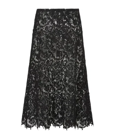 Fendi Gonna Lace Macrame In Black