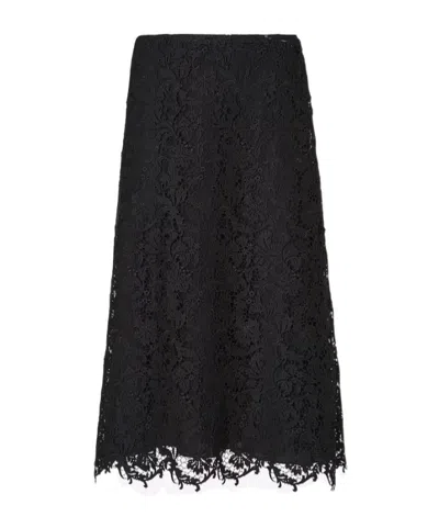 Fendi Gonna Lace Macrame In Black