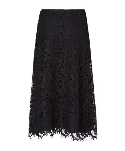 Fendi Gonna Lace Macrame In Black