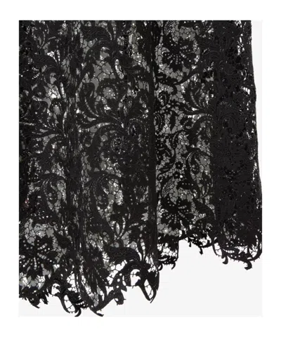 Fendi Gonna Lace Macrame In Black