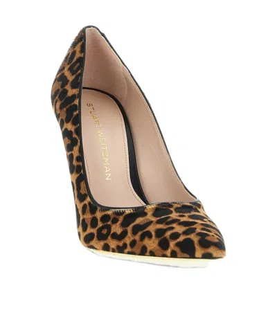 Stuart Weitzman Leopard-print High Heels In Multi