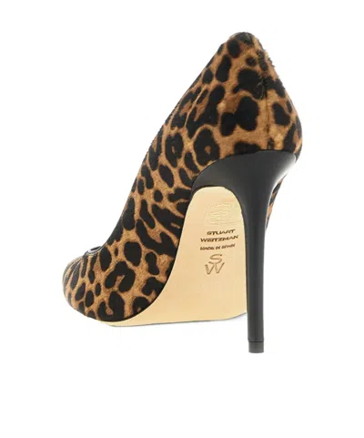 Stuart Weitzman Leopard-print High Heels In Multi