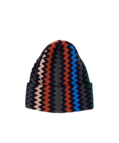 Missoni Zigzag-knit Beanie Hat In Multi