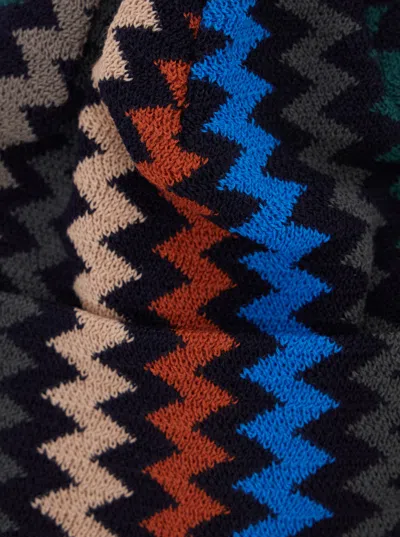 Missoni Zigzag-knit Beanie Hat In Multi