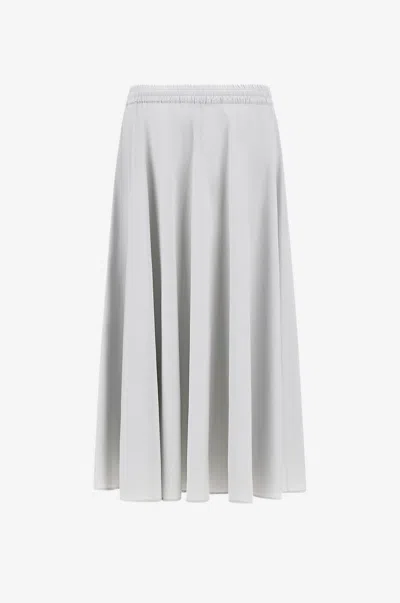Herno Drawstring Skirt In Gray