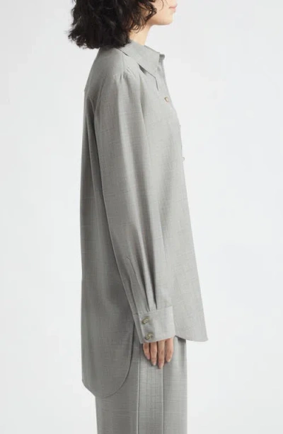 Zimmermann Valiant Wool Button-up Shirt In Multi