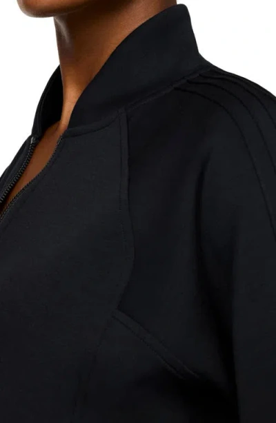 Spanx Airessentials Pintuck Track Jacket In Black