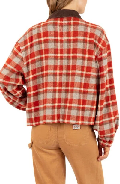 Hurley Nomad Plaid Shacket In Multi