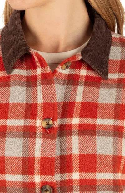 Hurley Nomad Plaid Shacket In Multi