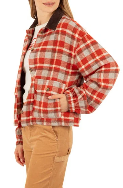 Hurley Nomad Plaid Shacket In Multi