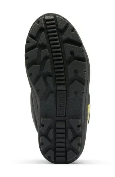Sorel Kids' Snow Commander Insulated Waterproof Boot In Black