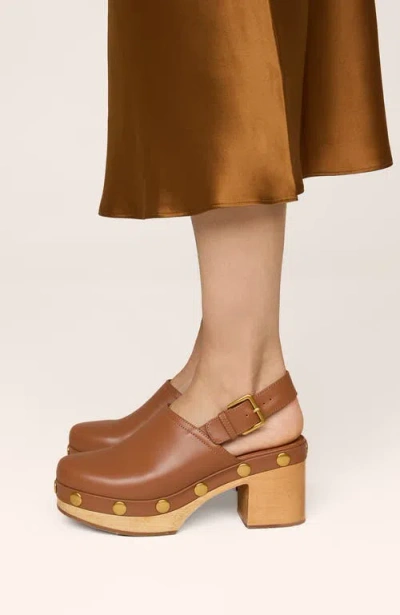 Charlotte Stone Hari Platform Slingback Studded Clog In Multi