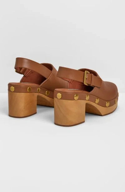Charlotte Stone Hari Platform Slingback Studded Clog In Multi