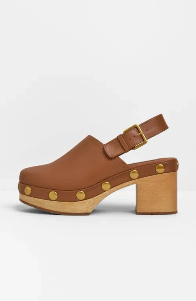 Charlotte Stone Hari Platform Slingback Studded Clog In Multi