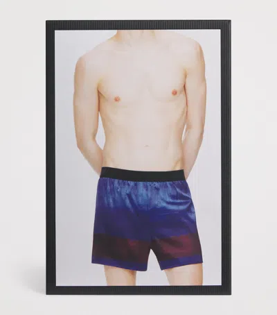 Tom Ford Stretch-silk Printed Boxer Shorts In Multi