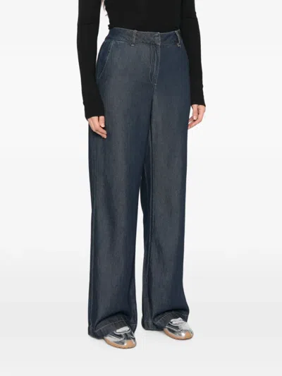 Maison123 Adele Wide-leg Jeans In Blue