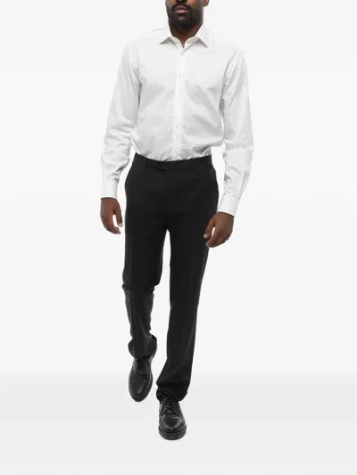 Corneliani Academy Wool Trousers In Multi