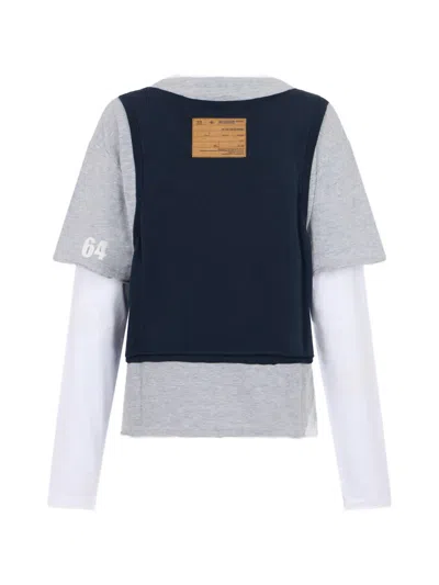 Dsquared2 Layered2 Breezy-fit Pullover In Gray