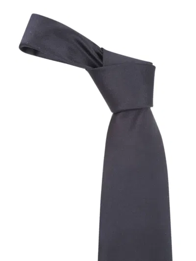 Lardini Pointed-tip Tie In Blue