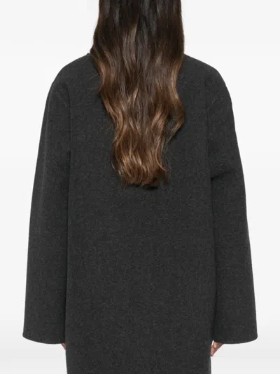 Sofie D'hoore Notched-lapel Button-fastening Jacket In Black