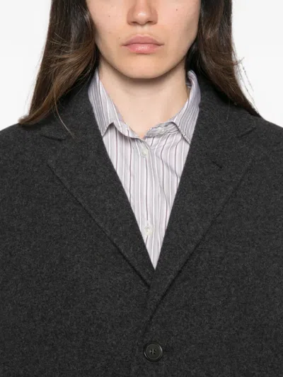 Sofie D'hoore Notched-lapel Button-fastening Jacket In Black