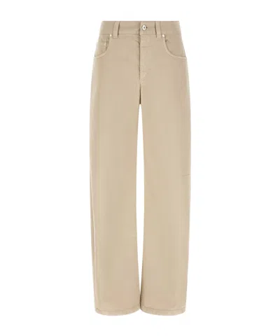 Brunello Cucinelli Multi-pocket Jeans In Neutral