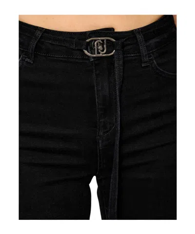Liu •jo Belt-loop Jeans In Black