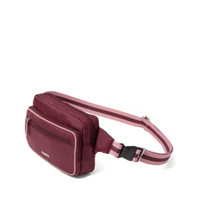 Baggallini Anti-theft Belt Bag In Red