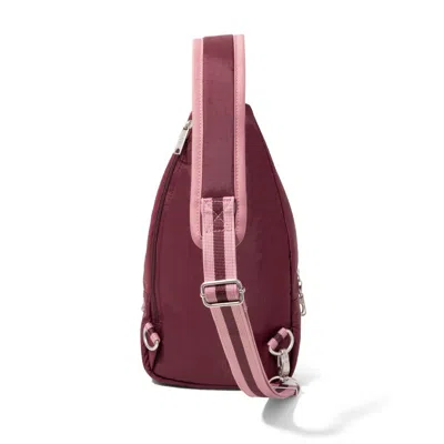 Baggallini Daytripper Anti-theft Sling Bag In Red