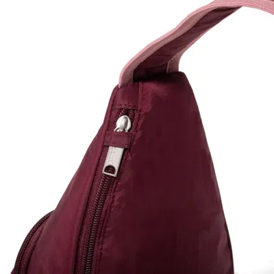 Baggallini Daytripper Anti-theft Sling Bag In Red