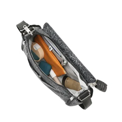 Baggallini Securtex Journey Anti-theft Hobo In Black