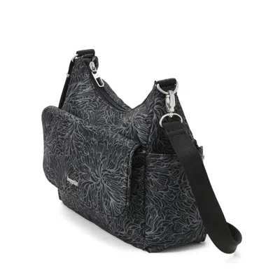 Baggallini Securtex Journey Anti-theft Hobo In Black