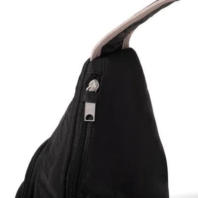Baggallini Securtex Classic Anti-theft Daytripper Sling Bag In Black