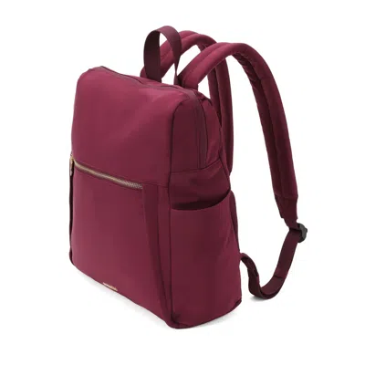 Baggallini Securtex® Jet Set Anti-theft Daypack In Burgundy